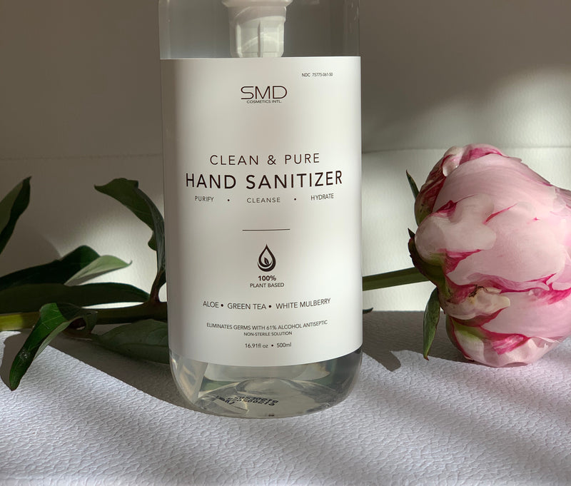 SMD Cosmetics' Clean and Pure Hand Sanitizer
